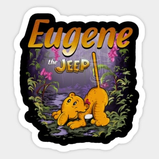 Eugene The Jeep Sticker